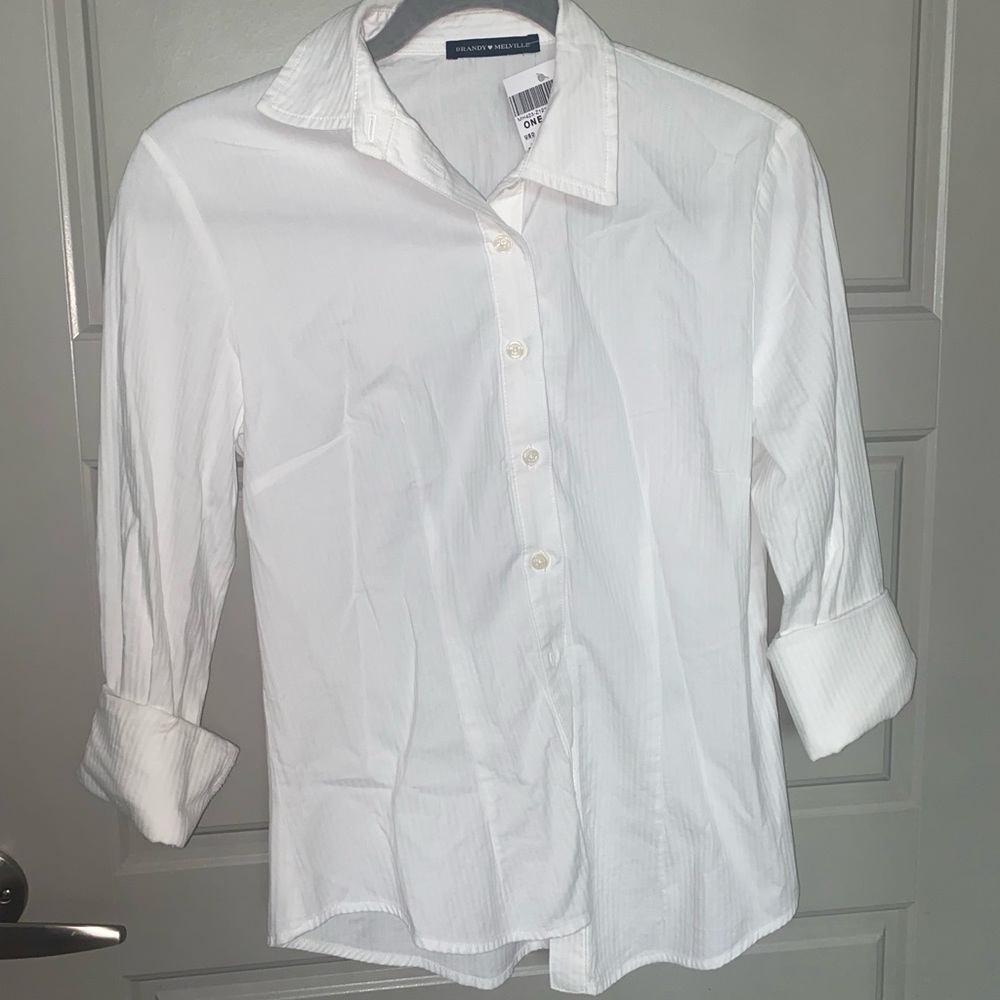 Brandy Melville white button up